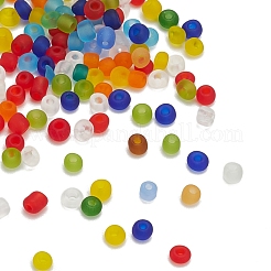 8 Farben Glas Saatperlen&nbsp;SEED-YW0001-61