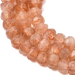 Natürliche goldene Sonnensteinperlenstränge&nbsp;G-K376-I06-3x4mm