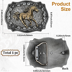 Cierre de cinturón de aleación de zinc&nbsp;PALLOY-WH20048-06B