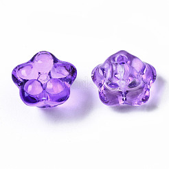 Perle di vetro verniciate a spruzzo trasparente&nbsp;GGLA-S054-011A-01