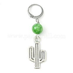 Decoración colgante de cactus de aleación&nbsp;HJEW-JM01552-02