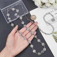 Chaînes à maillons en fer strass&nbsp;AJEW-FG0003-49