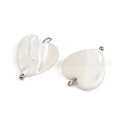 Natürlichen Shell-Herzanhänger&nbsp;STAS-D378-34P