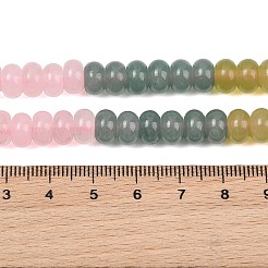 Hilos de cuentas de jade blanco natural&nbsp;G-NH0006-A17-01