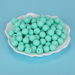 Perline focali rotonde in silicone&nbsp;LS-SI-JX0046A-38