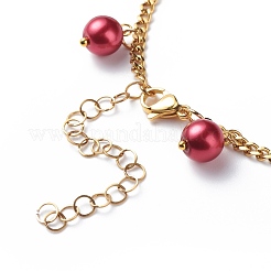 Braccialetti di fascino della lega dello smalto&nbsp;BJEW-JB08707-03
