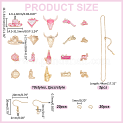 DIY-Sets zum Herstellen von Ohrringen/Halsketten&nbsp;DIY-ME0001-86