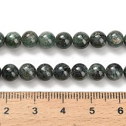 Natürliche grüne Zyanitperlenstränge&nbsp;G-H335-B02-6mm-AB