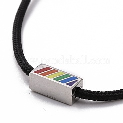 Bracelet de fierté arc-en-ciel&nbsp;BJEW-F419-13B