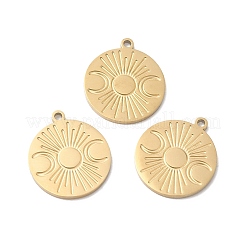 Placcatura ionica (ip) ciondoli in acciaio inossidabile chirurgico 316l&nbsp;STAS-H213-83G