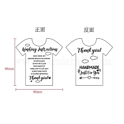 Papierdisplaykarten für T-Shirts&nbsp;CDIS-WH0006-20C