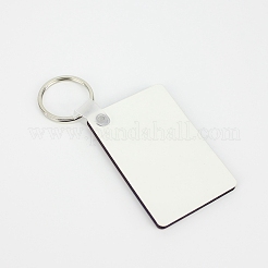 Porte-clés en mdf vierge double face par sublimation&nbsp;ZXFQ-PW0001-050