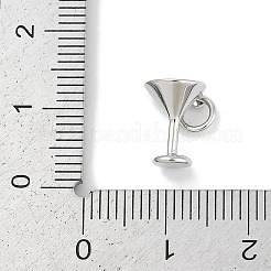 Messing Mikro Pflaster klar Zirkonia europäischen Anhänger Anhänger&nbsp;KK-Q028-01P