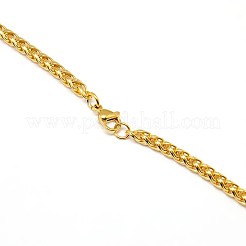 Fabricación de collares de cadena de trigo de acero inoxidable 304&nbsp;X-STAS-A028-N005G