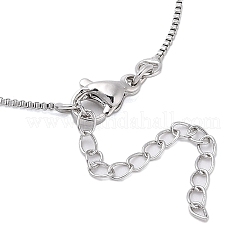 Collana con pendenti in conchiglia paua naturale con placcatura a cremagliera&nbsp;NJEW-B104-01H-01P