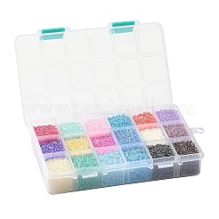 Fgb 450g 18 Farben 12/0 Güteklasse A runde Glasperlen&nbsp;SEED-JP0012-06-2mm