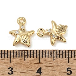 Colgante micropavé cubic zirconia de latón&nbsp;KK-U045-09G