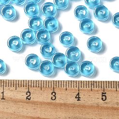 Transparente Farben Glanz Glas Saatperlen&nbsp;SEED-E001-T3x6mm-A04