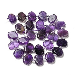 Natürlichen Amethyst Perlen Stränge&nbsp;G-G072-A04-02