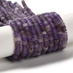 Natürlichen Amethyst Perlen Stränge&nbsp;G-P575-B38-4x2mm