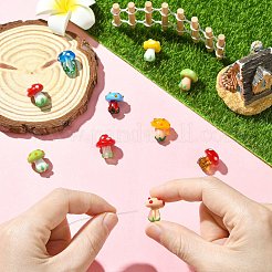 10pcs 10 Farben handgemachte Bunte Malerei-Perlen&nbsp;LAMP-CJ0002-81