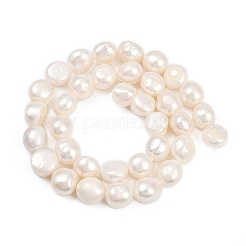 Fili di perle di perle d'acqua dolce coltivate naturali&nbsp;PEAR-P064-20M-02A