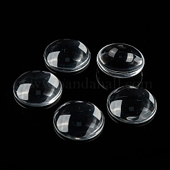 Transparente Glas Cabochons&nbsp;GGLA-R026-30mm