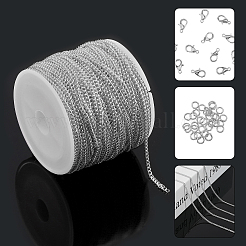 Kit de fabrication de collier de bracelet de chaîne de bricolage&nbsp;DIY-CA0006-09