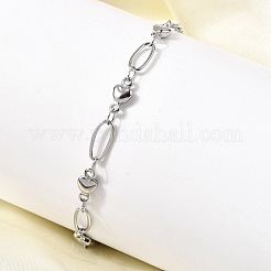 Gliederarmbänder aus 304 Edelstahl&nbsp;BJEW-A044-03C-P