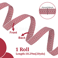 Polyester-Baumwollband&nbsp;OCOR-WH0048-04B