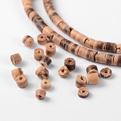 Natürlichen Kokos Spalte Perlenstränge&nbsp;X-COCB-O001-14