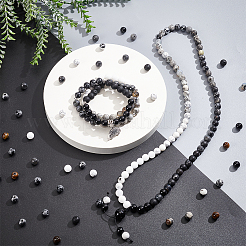 300 pièces 15 styles de perles de pierres précieuses naturelles et synthétiques mélangées&nbsp;G-PH0002-34