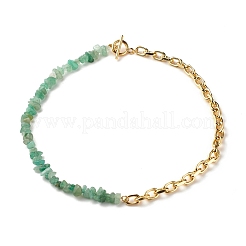 Set di gioielli con perline di avventurina verde naturale&nbsp;SJEW-JS01223-07