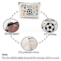 Aufbewahrungstaschen aus Polycotton-Canvas&nbsp;ABAG-WH0029-065
