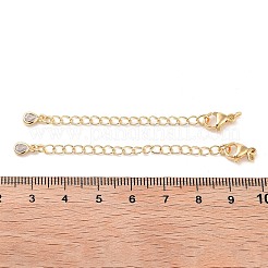 Messing mit Zirkonia Kettenverlängerung&nbsp;KK-B102-41G