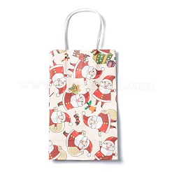 Sacs-cadeaux en papier kraft thème noël&nbsp;CARB-L009-A02