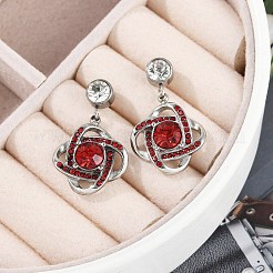 Boucles d'oreilles à tige en forme de fleur en acier inoxydable 304&nbsp;EJEW-A119-05P