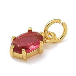 Ottone micro spianare pendenti zirconi&nbsp;KK-U050-06G-01