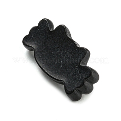 Schwarze und rosa undurchsichtige Harz-Cabochons&nbsp;CRES-P026-A02
