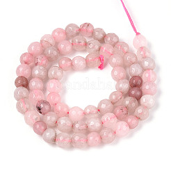 Tinti bianco naturale perle di giada fili&nbsp;G-T139-6mm-60-06