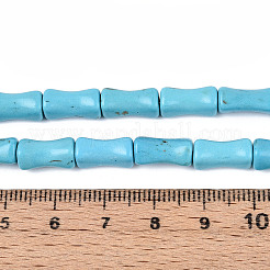 Kunsttürkisfarbenen Perlen Stränge&nbsp;G-N352-14
