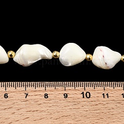 Natürliche Trochidschale / Trochusschalenperlenstränge&nbsp;BSHE-A002-07