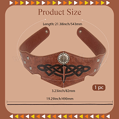 Fasce per cappelli in similpelle&nbsp;DIY-WH20013-92C