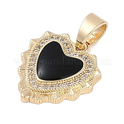 Colgante micropavé cubic zirconia de latón&nbsp;KK-Q005-02G