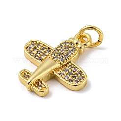 Colgantes de latón chapados en estante chapados en oro real de 18k&nbsp;KK-R153-08G