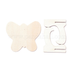 Mini lavagna in legno a forma di farfalla&nbsp;AJEW-M035-03