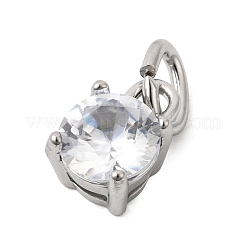 Tema birthdaystone aprile 304 ciondoli in acciaio inossidabile&nbsp;STAS-B128-60P-04