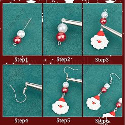 Weihnachts-Ohrring-Bastelset&nbsp;DIY-SC0021-93