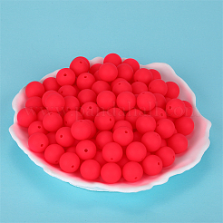 Perles focales rondes en silicone&nbsp;LS-SI-JX0046A-03