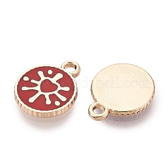 Emaille Anhänger Legierung&nbsp;ENAM-Q002-02G-05